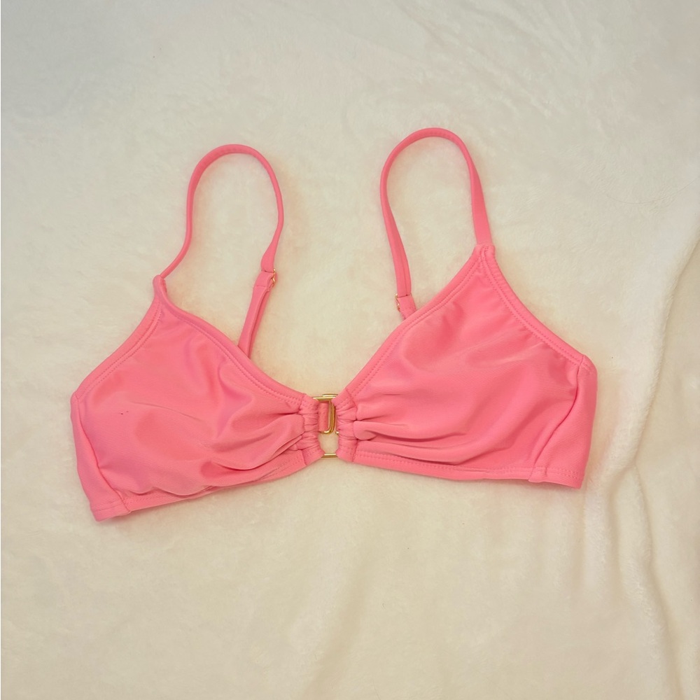 Wild Fable Pink Bikini Top with Spaghetti Straps